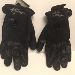 Harley-Davidson Women's Black Leather Gloves
